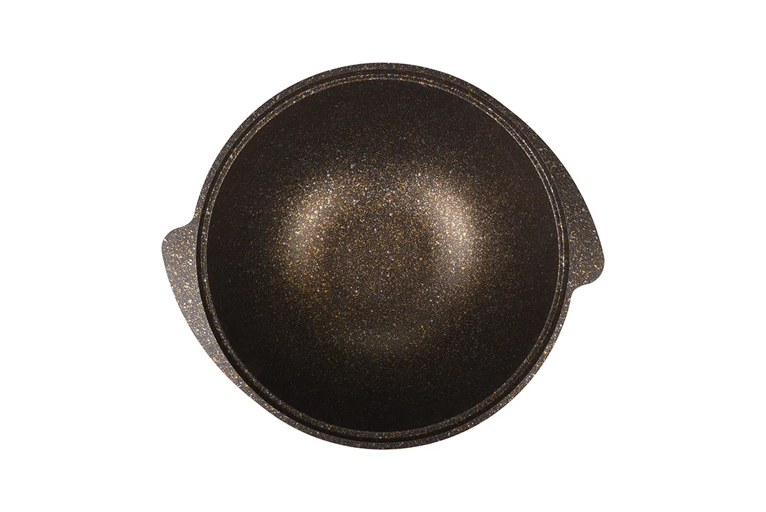 кгбг47а Казан для плова 4,5л со стекл кр Granit Ultra (black-gold) 3 