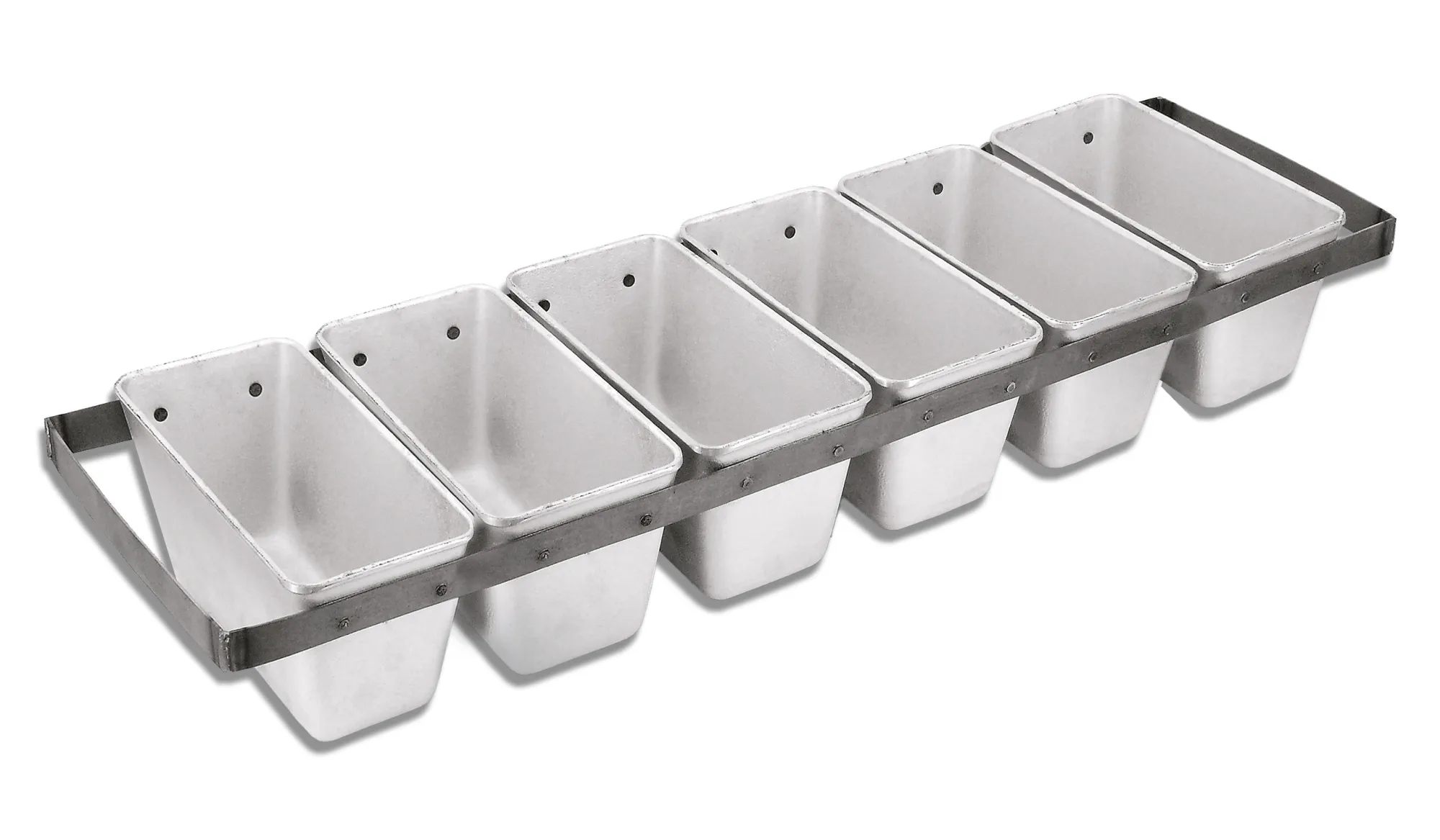 хлебная форма Л-10 6-ти секц-я с ручками